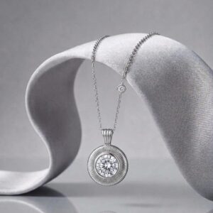 premium 92.5 sterling silver radiant sunburst pendant necklace