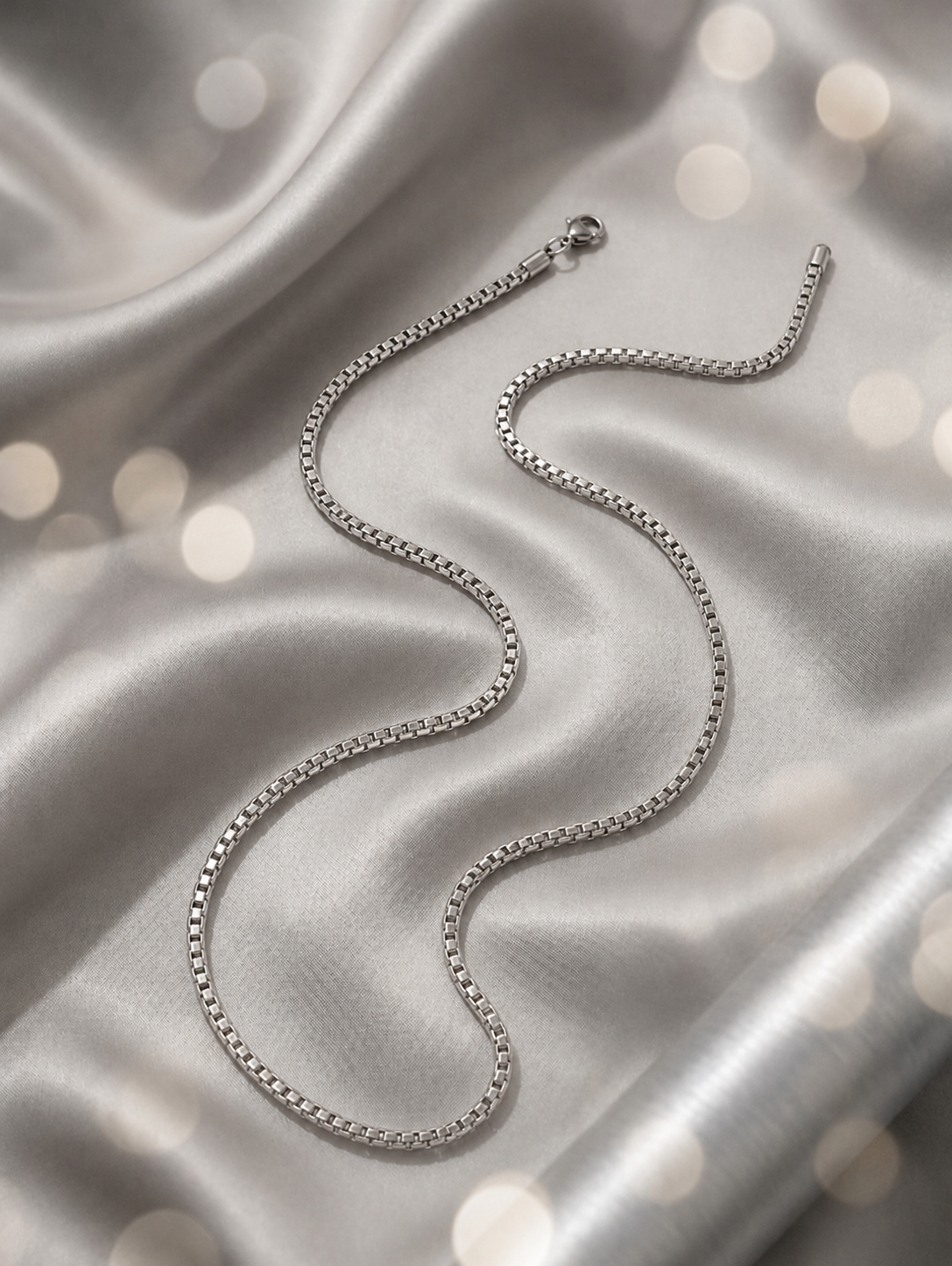 premium 92.5 sterling silver minimalist classic box chain premium 92.5 sterling silver minimalist classic box chain